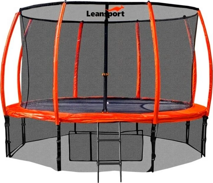 Lean Sport Sodo batutas Sport Best 10ft su tinklu ir kopėčiomis