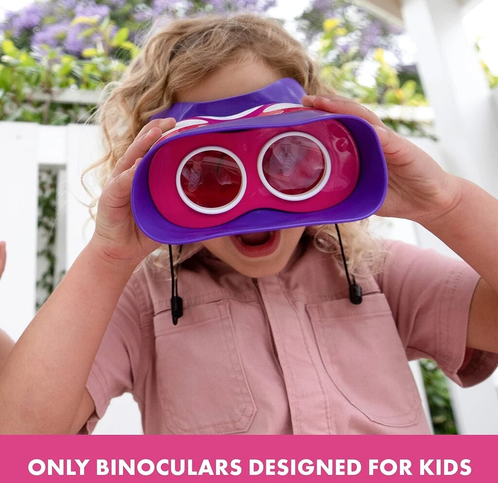 Learning Resources Geosafari Jr Kidnoculars vaikiški žiūronai, rožiniai