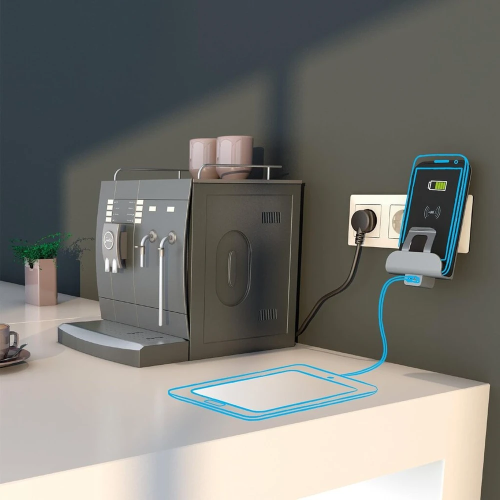 Legrand Qi belaidis įkroviklis ir Usb įkrovimo stotelė
