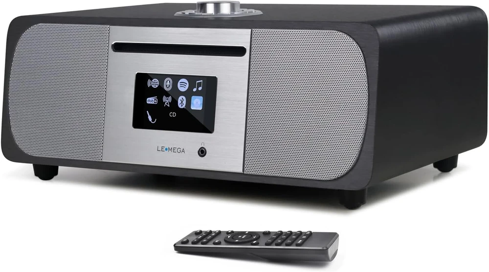 Ausinės Lemiga M5p Hifi Stereo sistema: Dab+, Fm, Cd, Wi-fi radijas, Bluetooth