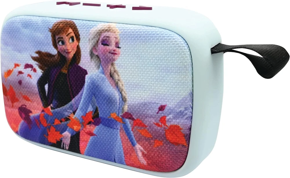 Kompiuterio kolonėlės Lexibook Disney Frozen Bt018fz nešiojama bluetooth kolonėlė, belaidė, Usb, Tf kortelė, baterija, mėlyna/violetinė
