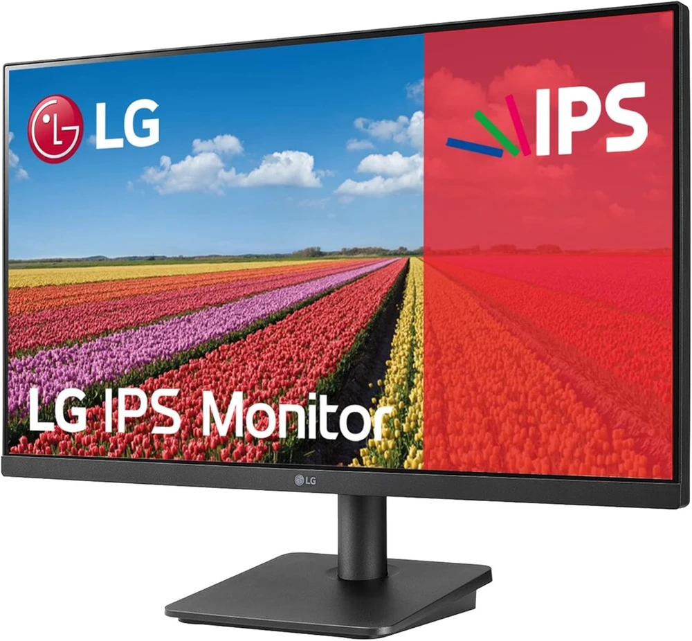 LG 24mp400-b 60.4 cm (24 colių) Full Hd monitorius (ips panelė, Freesync, Reader Mode), juodas, matinis juodas