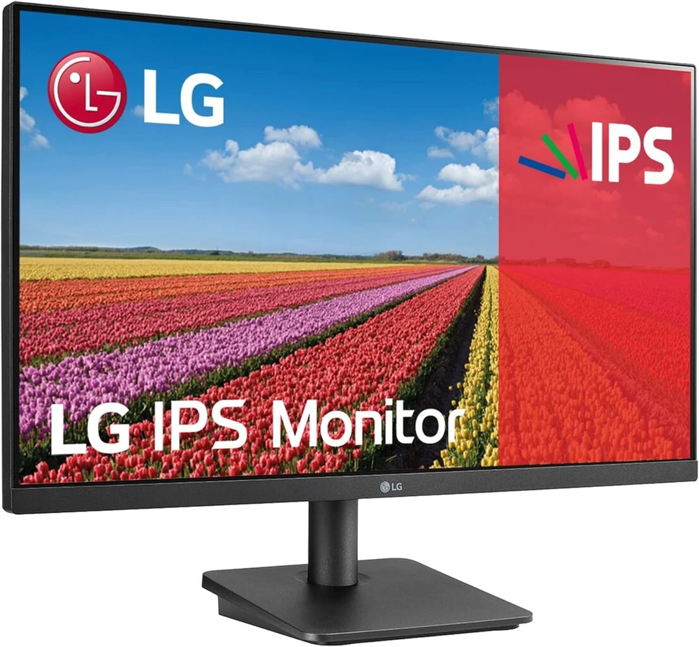LG 24mp400-b 60.4 cm (24 colių) Full Hd monitorius (ips panelė, Freesync, Reader Mode), juodas, matinis juodas