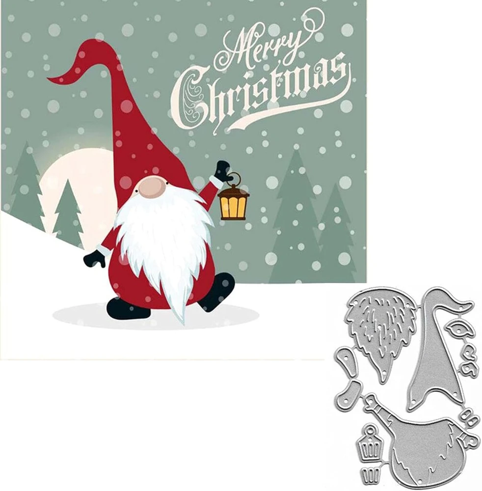 Lilyshopingstore metalinės išpjovimo formelės santa claus linksmų kalėdų snata šviesos kepurė kortelės išpjovimo formelės pasidaryk pats scrapbooking albumas dekoratyvinis reljefinis popierius trafaretams kortelių gamybai