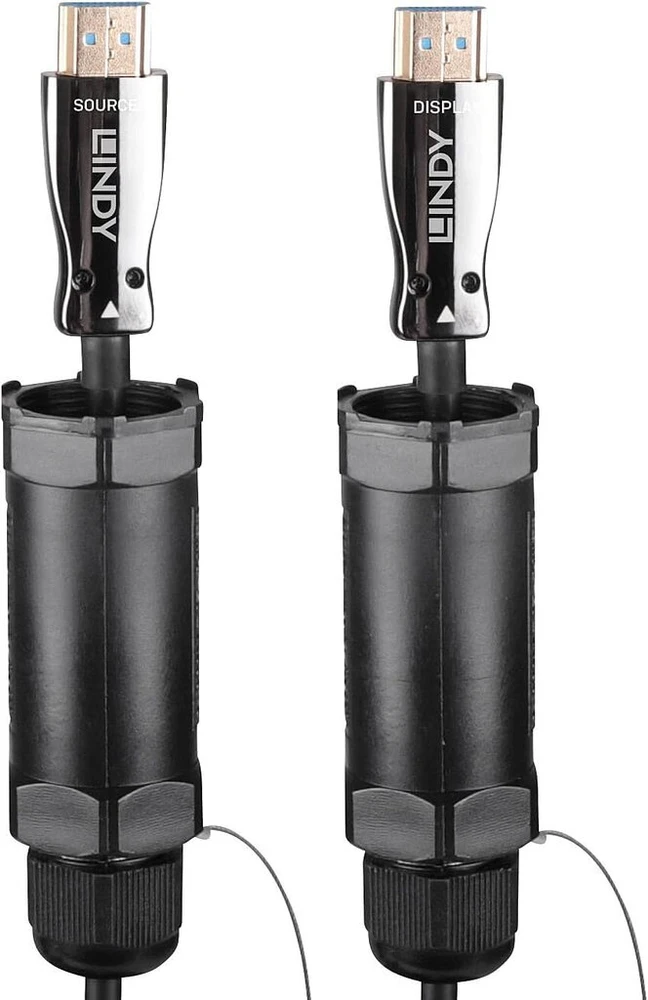 Lindy ekranuotas Hdmi kabelis 8k60 hibridinis optinis 15 m
