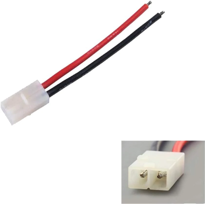 Linsyrc 3 poros suderinamų su tamiya kištuko akumuliatoriaus jungtimi, vyriškas ir moteriškas adapteris su 20 cm 14awg silikonine viela rc laidais
