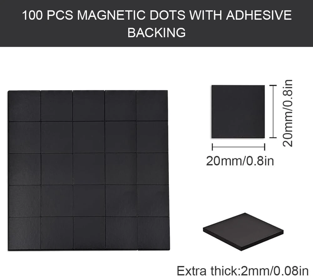 Lipnios magnetinės plokštelės, 4 vnt. magnetinės plokštelės, magnetinės plokštelės, lipnios stiprios magnetinės plokštelės, lipnios mokyklinės, magnetinės plokštelės, lipnios