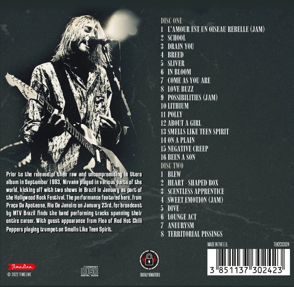Vinilinė plokštelė Live In Rio '93