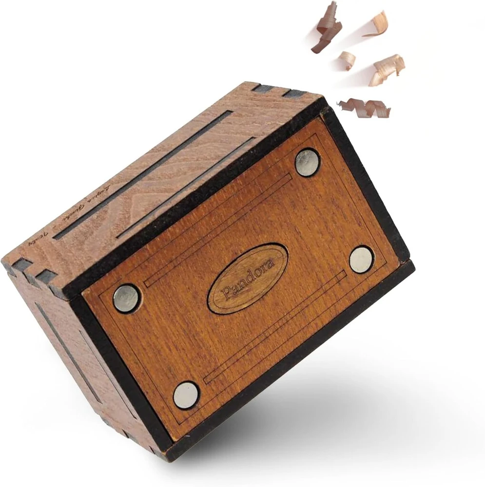 Logica Spiele Art. Pandora Box - paslapčių dėžutė - sudėtingumas 5/6 neįtikėtinas - dovanų dėžutė - mąstymo žaidimas - galvosūkių žaidimas