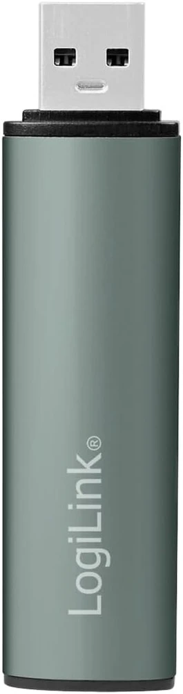 Logilink Usb 3.2 (gen2) 3 prievadų šakotuvas, aliuminio korpusas su apsauginiu dangteliu
