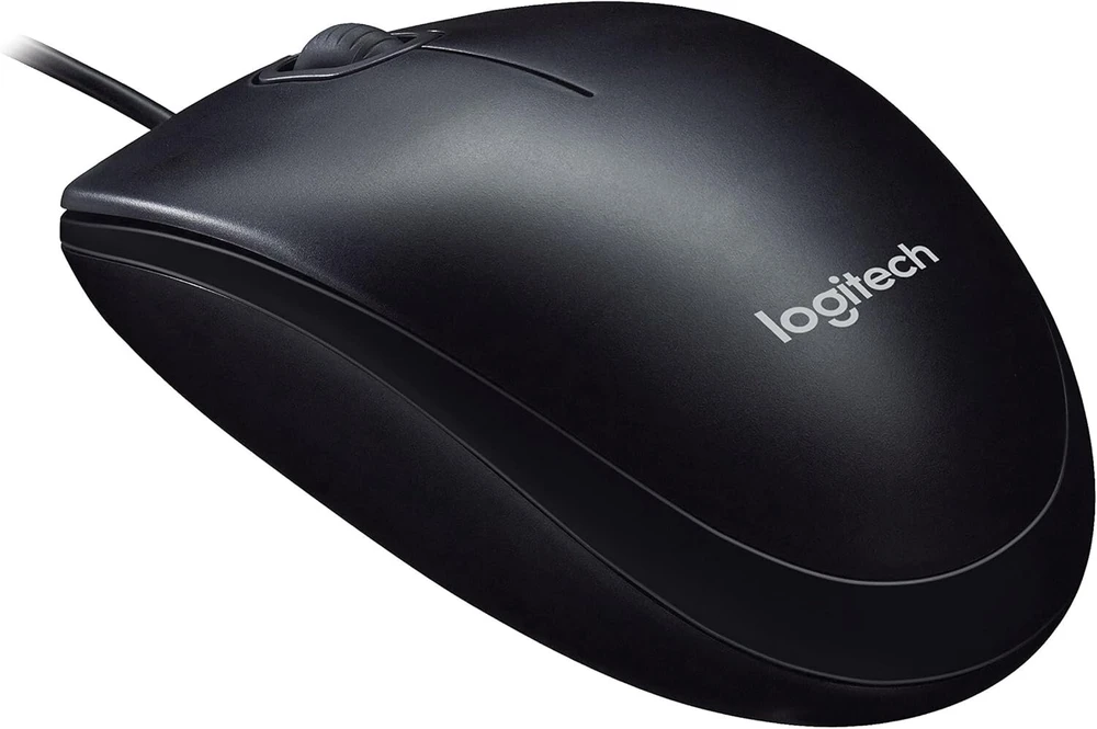 Logitech M90 Usb pelė su laidu, 1000 Dpi, juoda