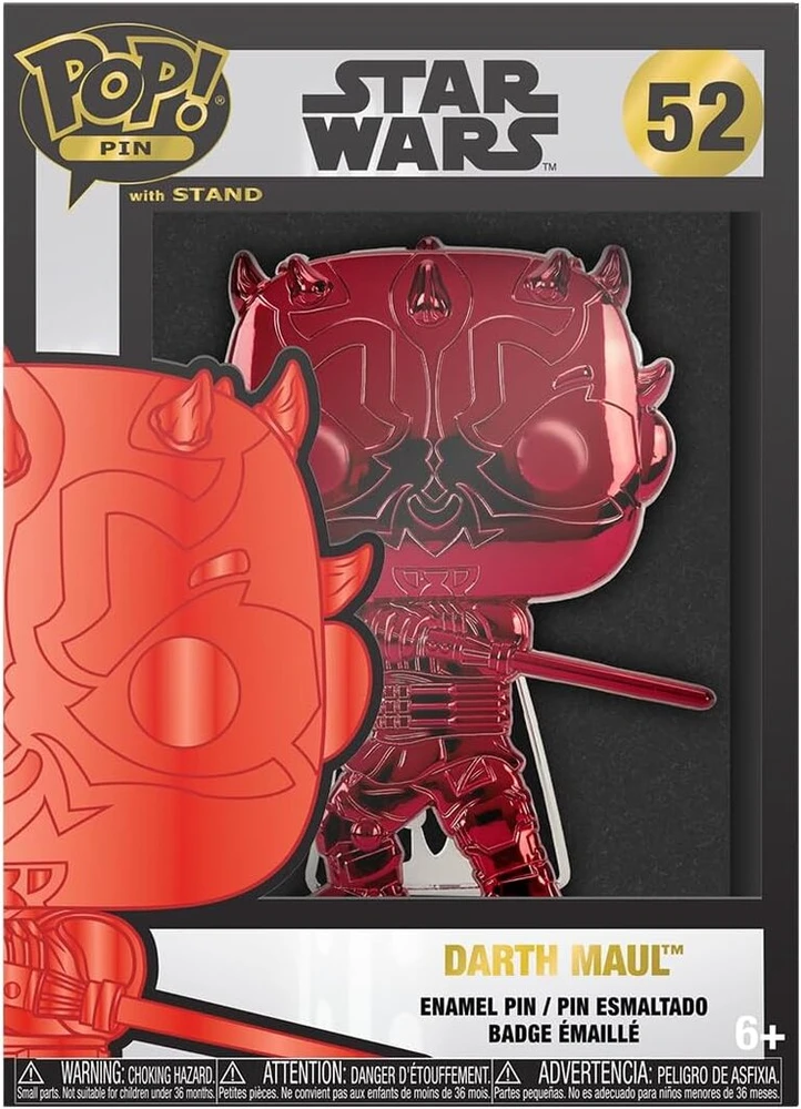 Loungefly Funko Pop didelis pop segtukas - Star Wars: Darth Maul
