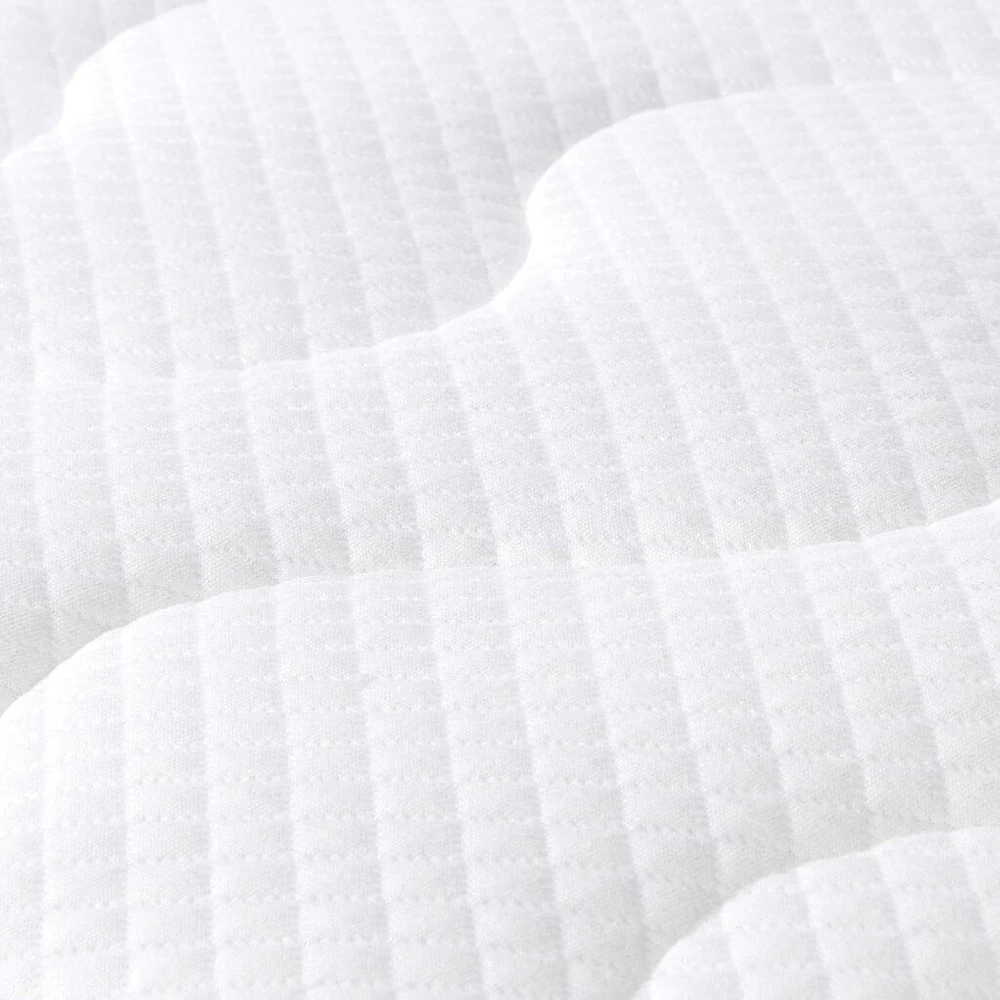 Lova Amazon Basics gelinis putų antčiužinis 7 cm - 180 x 200 cm ir paklodė su guma, mikropluoštas, tamsiai pilka, 180 x 200 x 30 cm