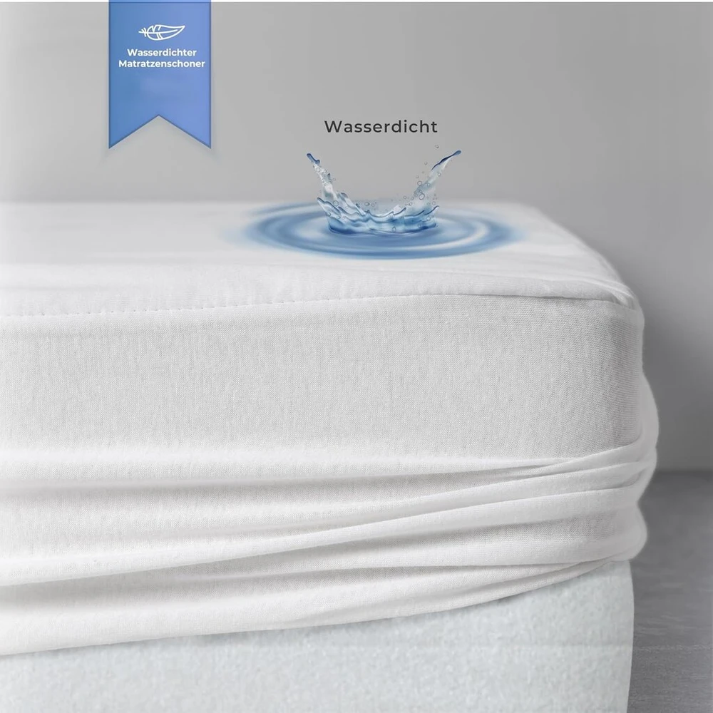 Lova Nomads textile Comfortguard neperšlampamas čiužinio apsaugos užvalkalas 180 x 200 cm, 100% medvilnė, laidus orui ir apsaugantis nuo drėgmės, 180 x 200 čiužinio apsauga, 180 x 200 čiužinio apsauga, skalbiamas paklotas nuo šlapimo nelaikymo