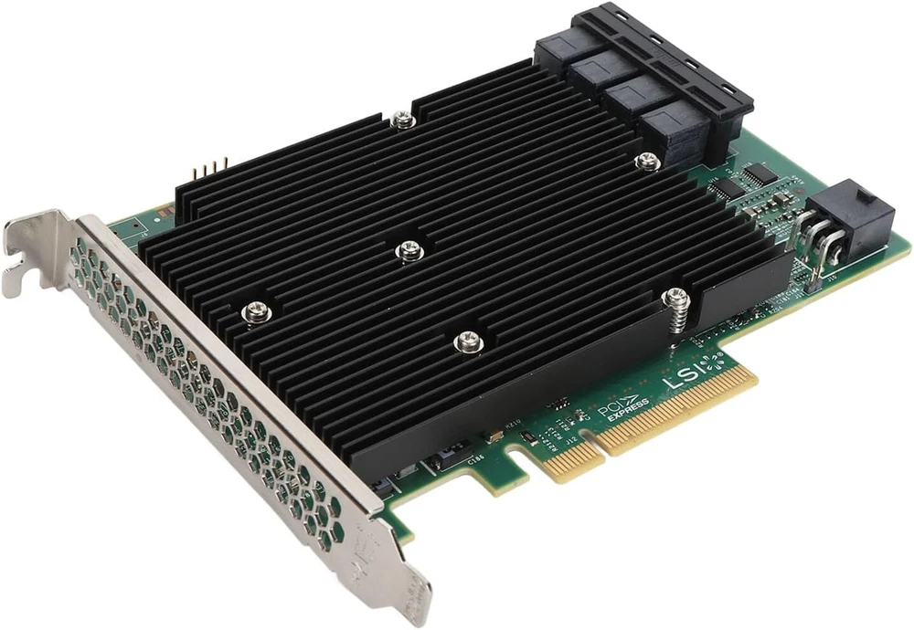 Lsi Sas 9300 16i Hba kortelė 12gbps Sata Sas prievado Hba pagrindinio magistralės adapterio kortelė, skirta Linux, Vmware, Freebsd