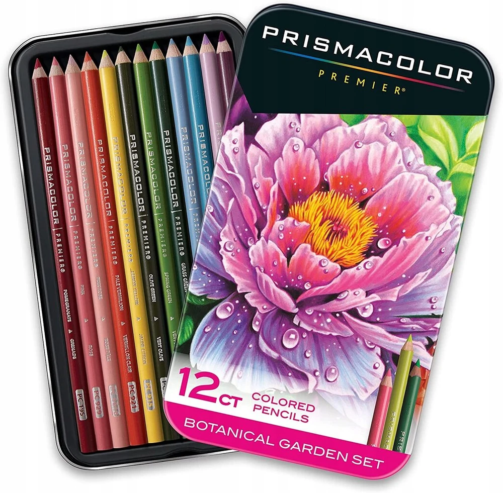 Lumocolor Prismacolor Botanical pieštukiniai kreidelės, 12 vnt.