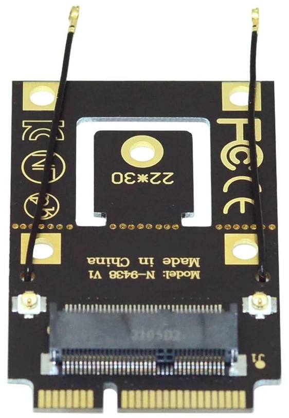 M.2 Ngff A Key į Mini Pci-e Adapteris Wifi Kortelėms