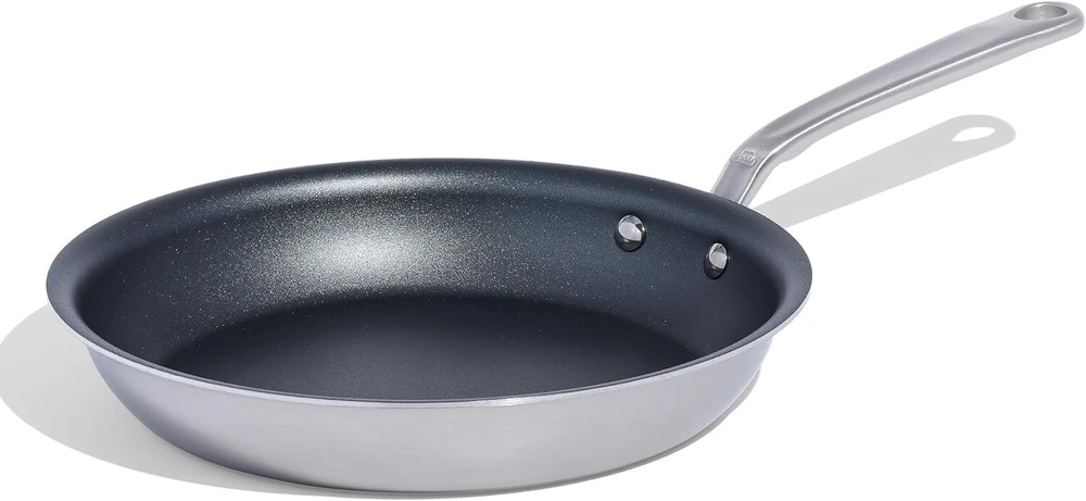 Made In Cookware - 25,4 cm keptuvė nepridegančia danga (grafito spalvos) - 5 sluoksnių nerūdijančio plieno keptuvė nepridegančia danga - profesionalūs indai - tinkama indukcinėms viryklėms