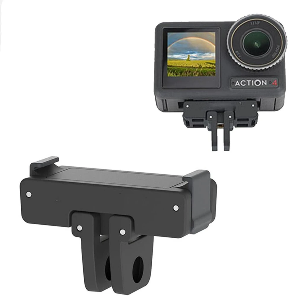 Magnetinis greito atleidimo adapterio laikiklis, suderinamas su Dji Action 4/3/2, sulankstoma adapterio plokštelės prailginimo priedai, suderinami su Osmo Action2/action3/action4