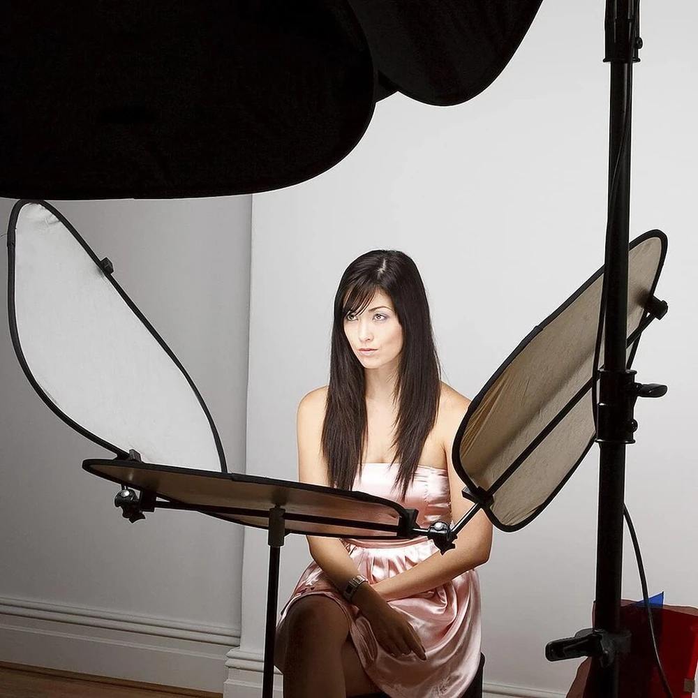 Manfrotto Triflector Brightener rinkinys su 3 sidabrinėmis/baltomis plokštėmis