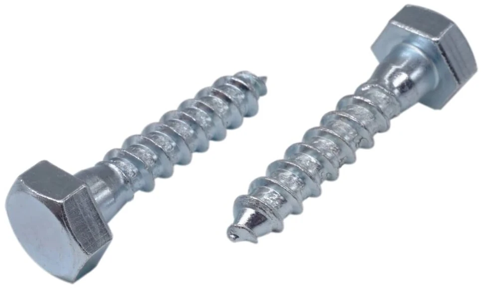 Marcopol (6 vnt.) Din 571 cinkuoto plieno šešiakampiai medvaržčiai M10 x 40 mm, šešiabriauniai varžtai, šešiabriaunė galvutė, vežimėlio varžtai (6, M10 x 40 mm), sidabriniai