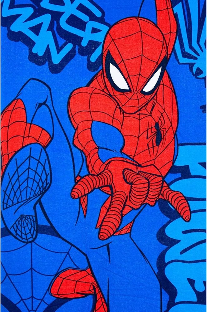 Marvel Spiderman paplūdimio rankšluostis didelis | mažos dovanėlės berniukams | vonios rankšluostis | rankų rankšluostis | atostogos | 70 x 140 cm | vonios rankšluosčiai | vonios rankšluostis | dovanų idėjos | Žmogus-voras