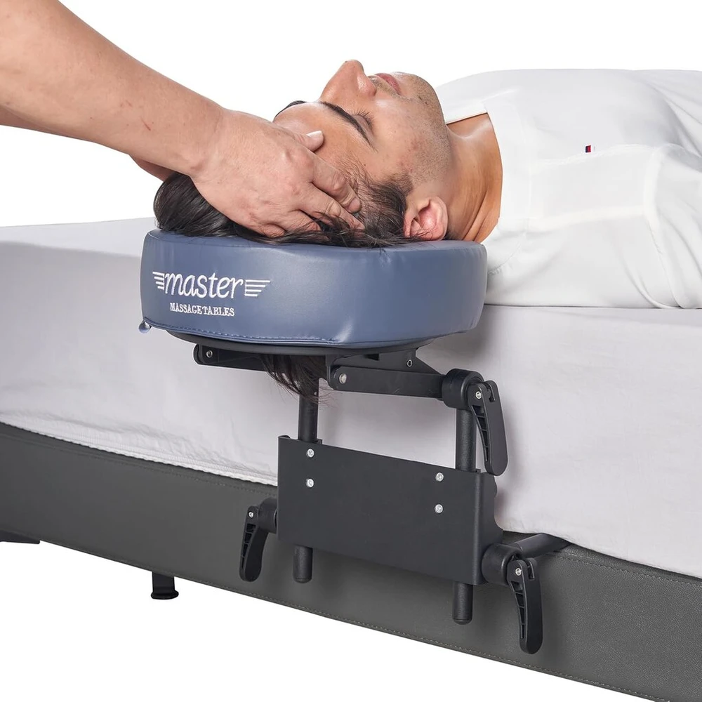 Master Massage Home Mattress Top masažo rinkinys su reguliuojamu galvos atlošu ir veido pagalvėle, skirtas šeimos naudojimui
