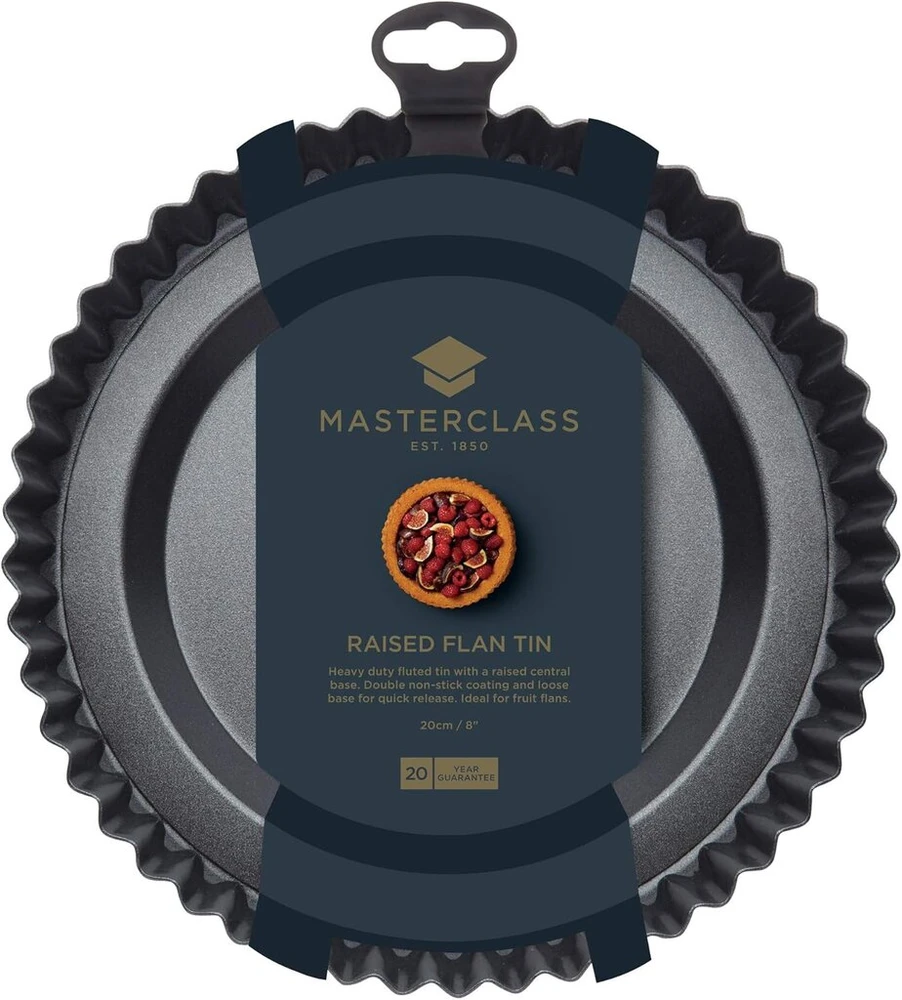 Masterclass kepimo forma su išimamu dugnu, gofruota, neprideganti, flanams, 20 cm (8")