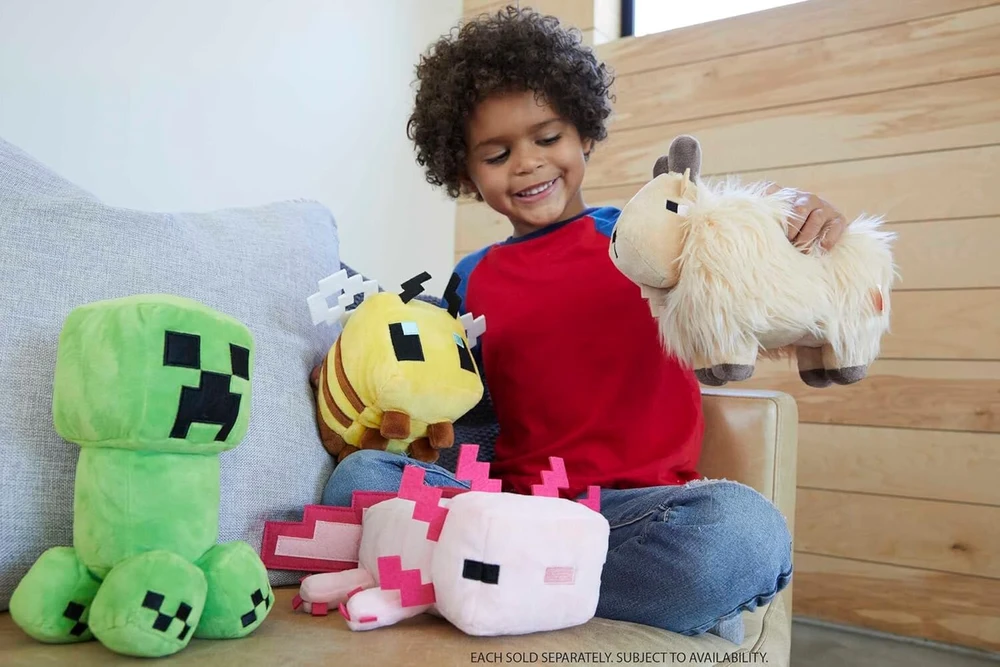Mattel Minecraft 20 cm pagrindinis pliušinis žaislas Bitė.hbn41