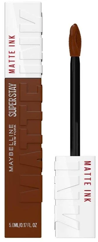 Maybelline New York lūpų dažai, Super Stay Matte Ink, skysti, matiniai ir ilgai išliekantys, Nr. 520 Champion, 5 ml