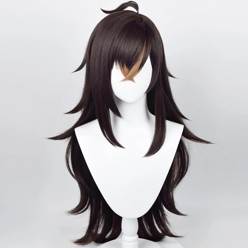 Maysuwell Cosplay perukas Sumeru anime perukai banguoti rudi plaukai sintetinė medžiaga su peruko kepuraite Comic Con Cosplay šou Helovinui