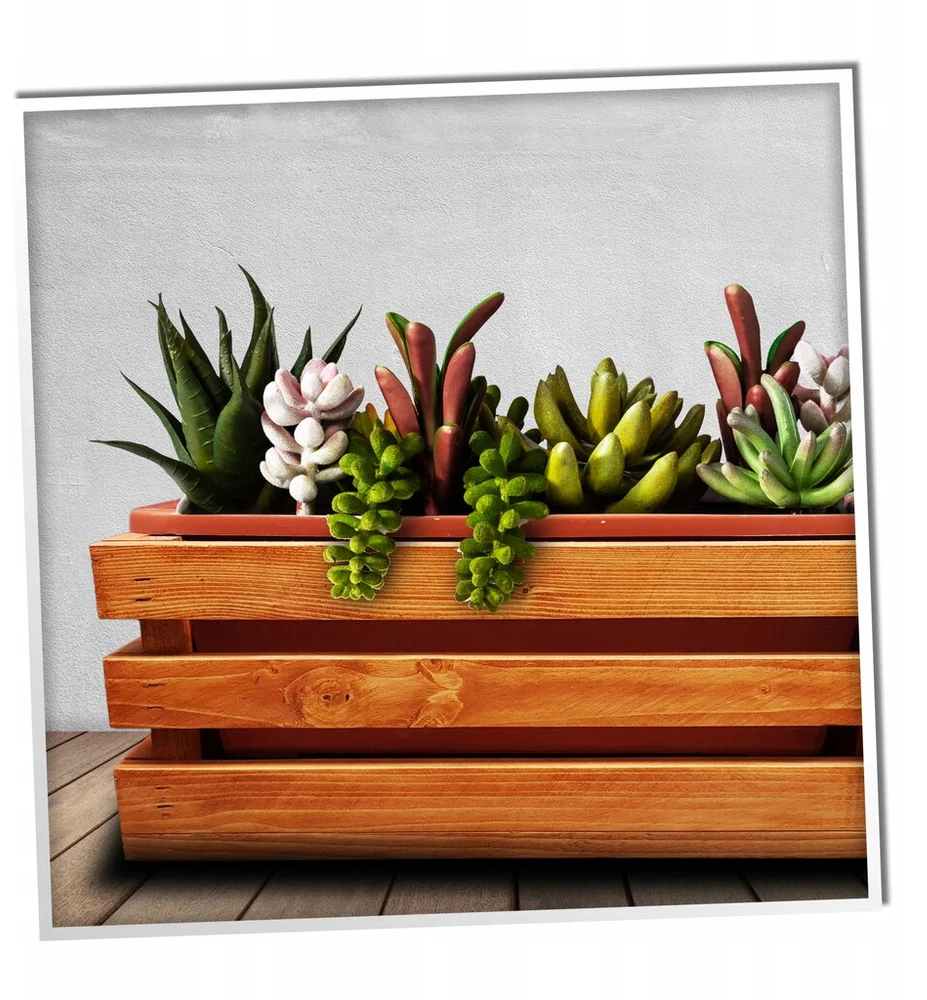 Medinė Dėžė Gėlėms balkono sodui Alksnis 40cm