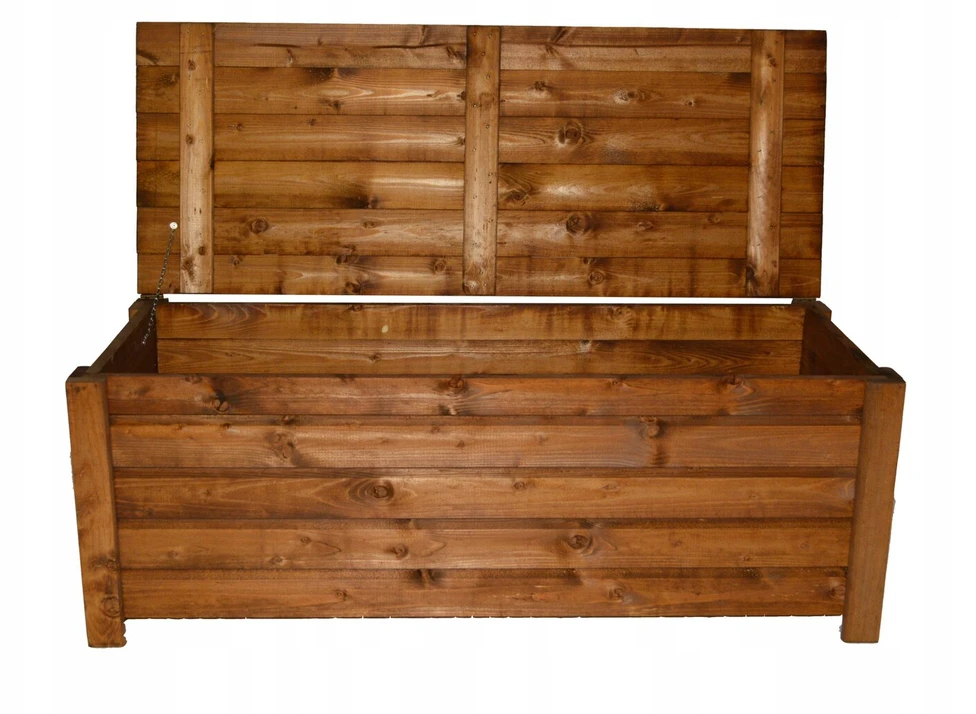 Medinė sodo dėžė - skrynia - 120 cm