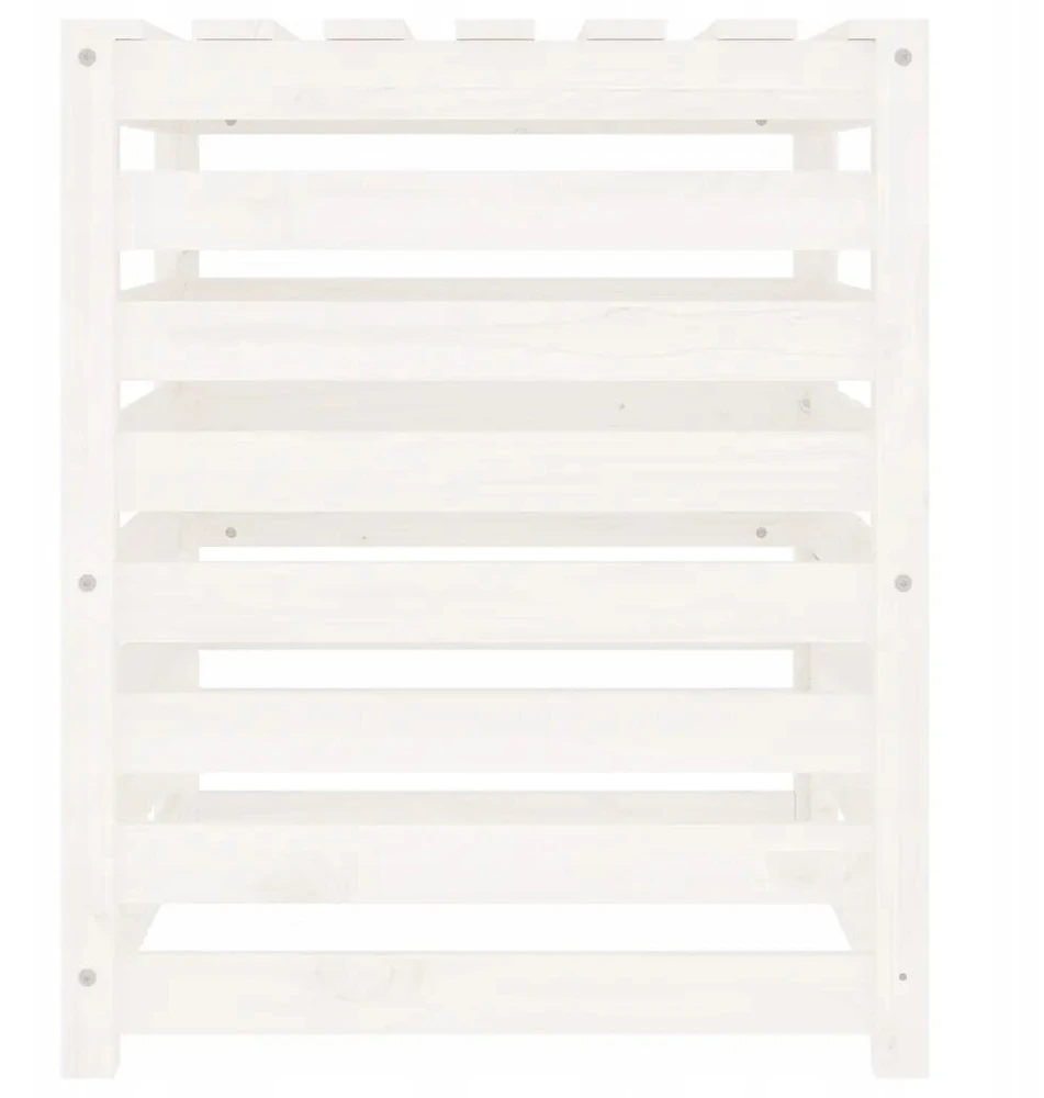 Medinis kompostavimo konteineris 63,5x63,5x77,5 cm, baltas