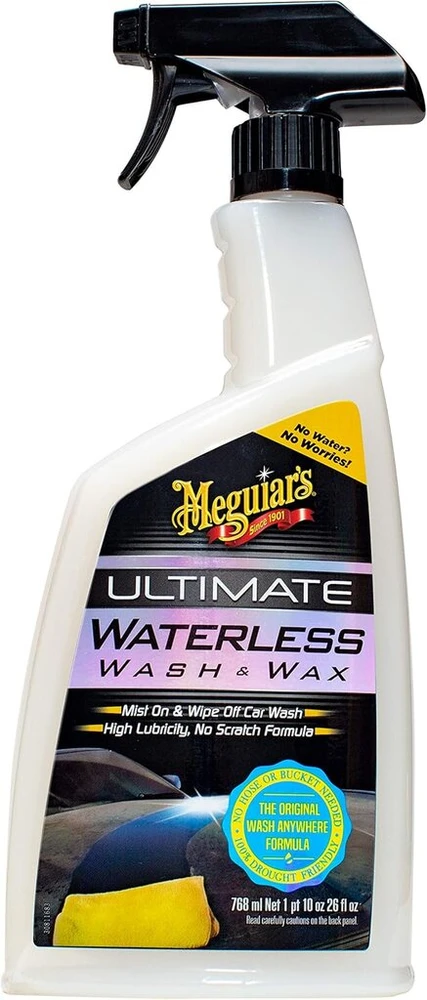 Meguiar's G3626eu Ultimate Waterless Wash & Wax sausas valiklis, 768 ml