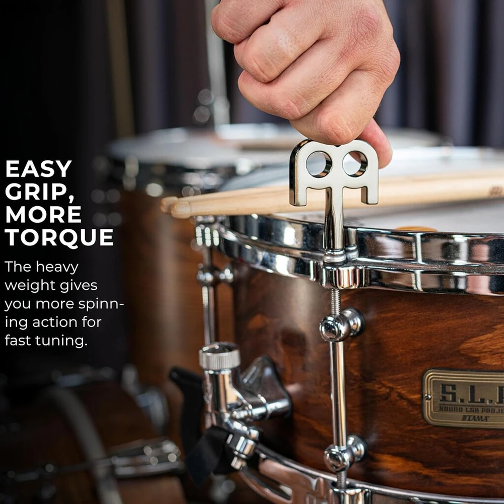 Meinl Stick & Kinetic būgnų raktas Chrome - būgnų derinimo raktas būgnininkui - būgnų priedai (sb500)