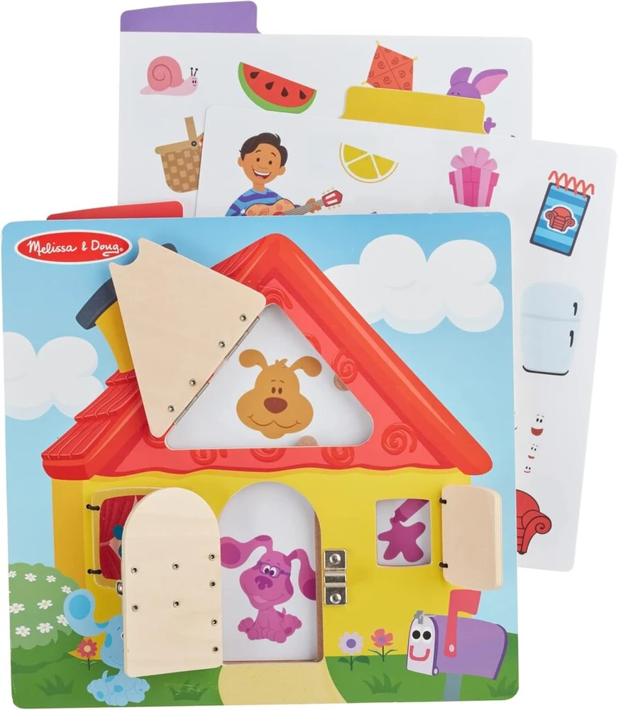 Melissa & Doug Medinis "mėlynas's Clues" Žaidimų Lentelė su Kortelėmis