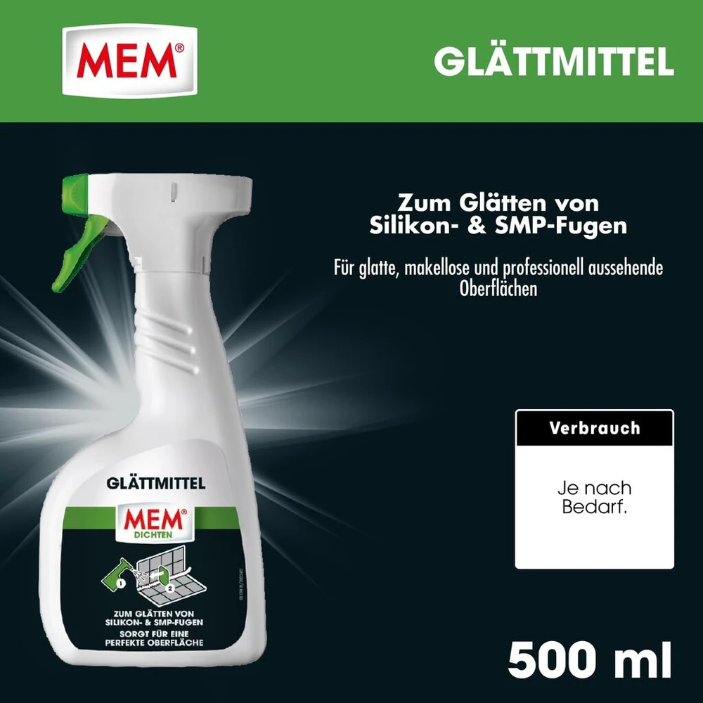 Mem išlyginimo priemonė sandarinimo siūlių išlyginimui ir modeliavimui, paruošta naudoti, 500 ml purškiklis, bespalvis