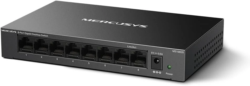 Mercusys Ms108gs 8 prievadų Gigabit tinklo jungiklis