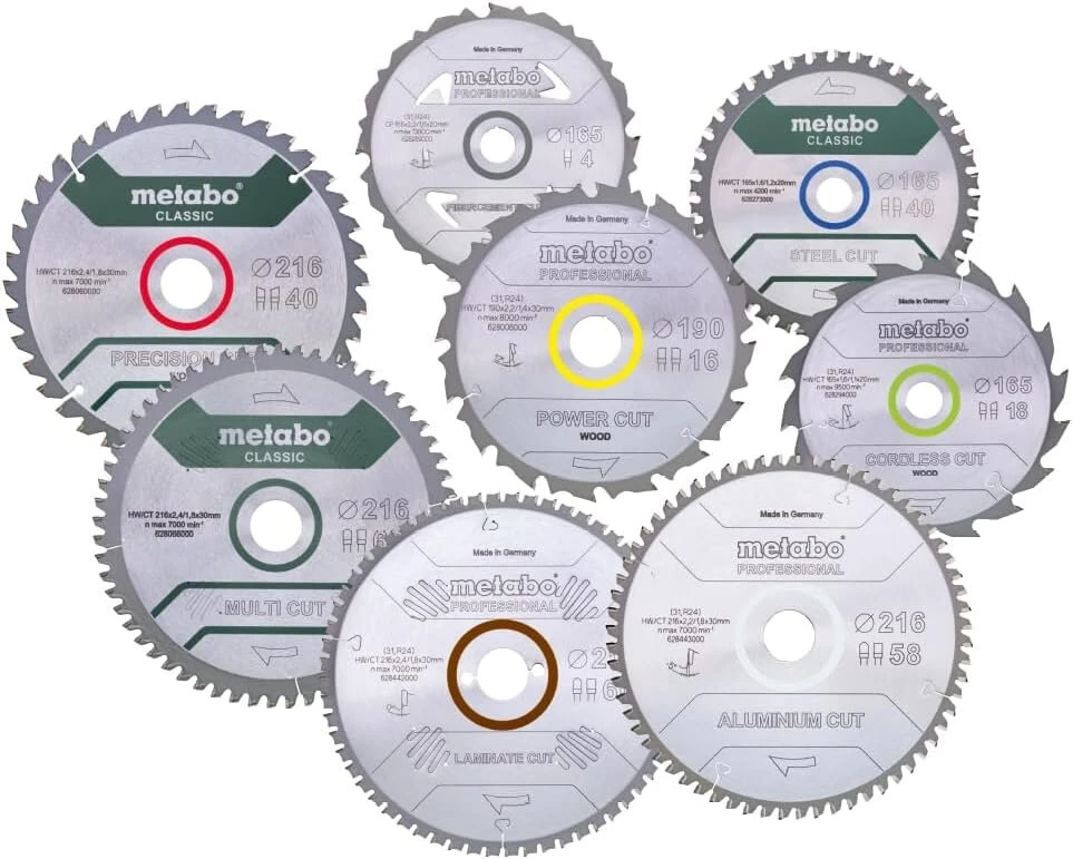 Metabo 628223000 Kietmetalio diskiniai pjūklai "multi cut" Hw/ct 254x30 80 Fz/tz, skersmuo