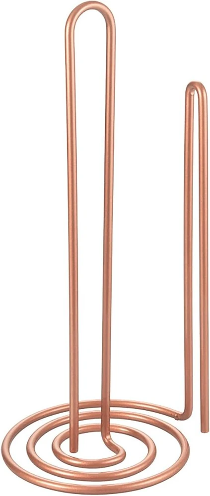 Metaltex 'my Roll' vertikalus virtuvinis popierinių rankšluosčių laikiklis, Polytherm Copper, 15 x 15 x 32 cm