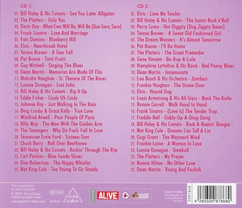 Vinilinė plokštelė Metų hitai 1956