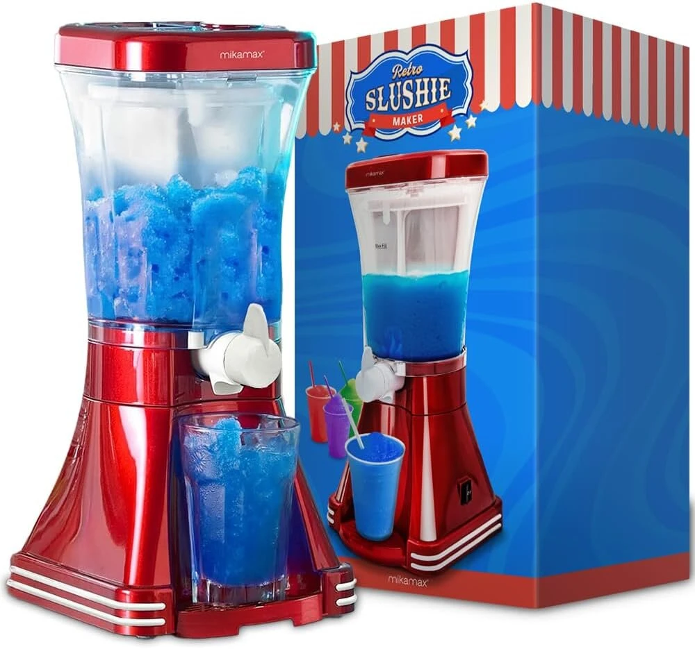 Mikamax "slush" ledų gaminimo aparatas, 1l, retro dizainas