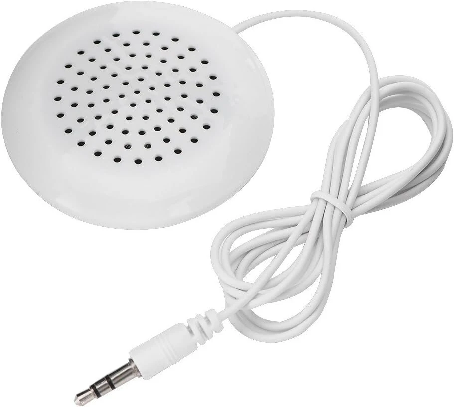 Kompiuterio kolonėlės Mini 3.5mm Pagalvės Garsiakalbis Nešiojamas Mp3/mp4/cd/telefonui (baltas)