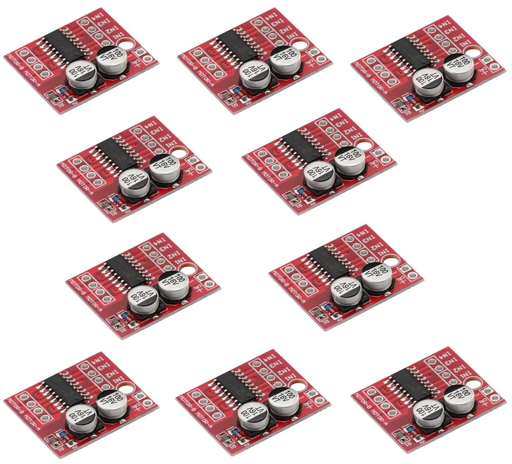 Mini Dc Variklio Valdiklis Dual Channel 1.5a x 2 Pwm Žingsninis