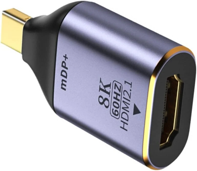 Mini Displayport 1.4 į Hdmi 2.0 Adapteris 8k 60hz Uhd 4k