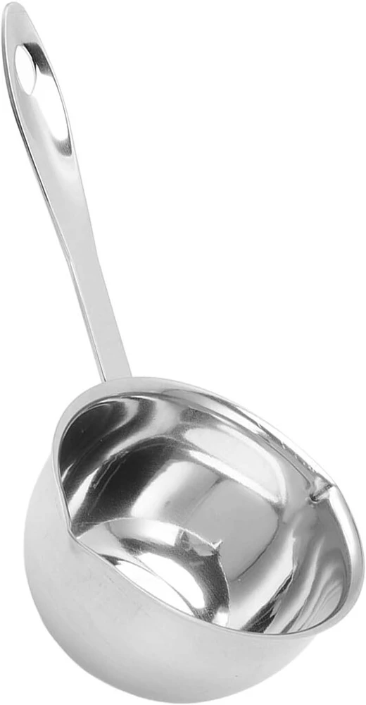 Mini sviesto indelis, nerūdijančio plieno pieno puodas su snapeliu šokoladui ir saldainiams lydyti (300 ml)