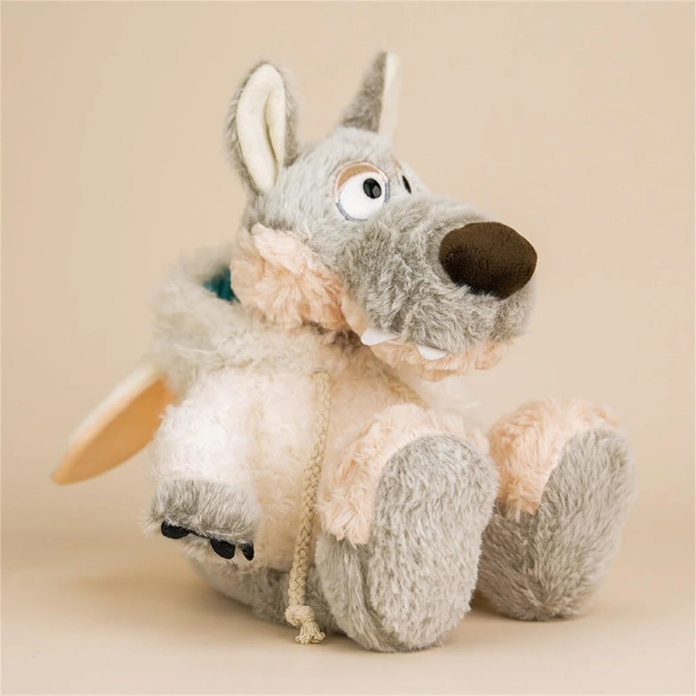 Minkštas vilko pliušinis žaislas, 35 cm