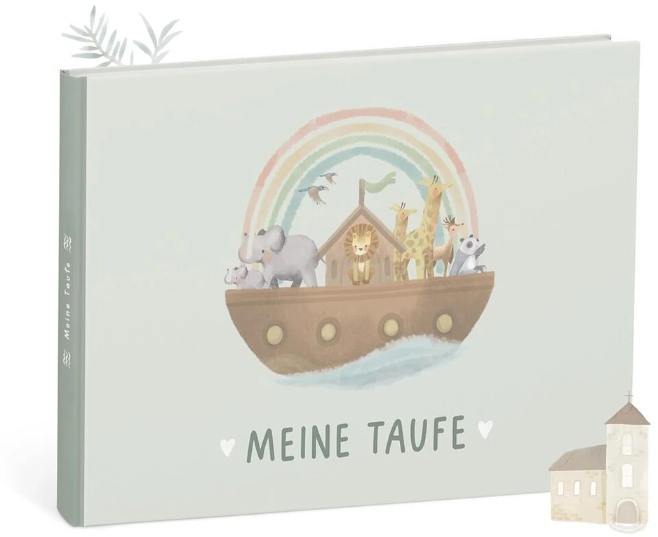 Mintkind atminimo albumas krikštynų knyga mano krikštas arka šalavijas – krikštynų dovana berniukams ir mergaitėms – dovana nuo krikšto mamos ar krikšto tėvo – su meile sukurta knyga ypatingoms akimirkoms