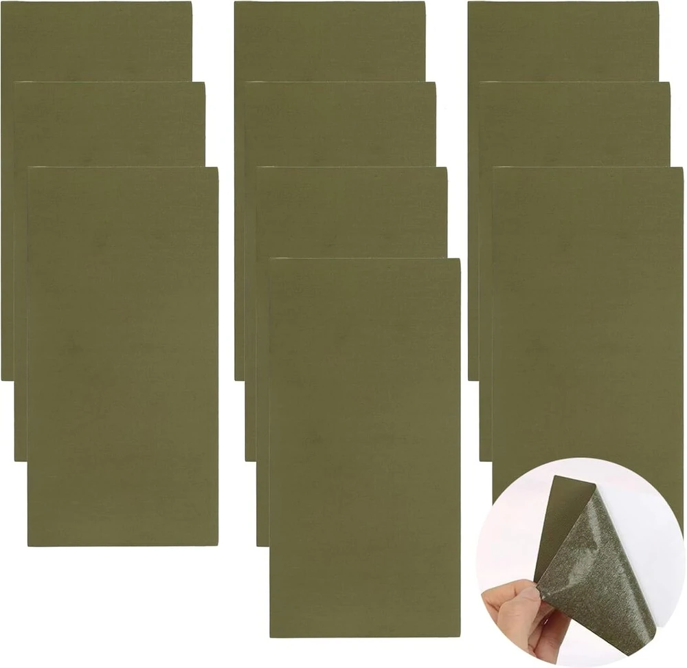 Mirrwin lipnus remonto lopas, remonto plėvelė, nailoninis palapinės lopas, remonto juosta, baidarių remonto Pvc remonto rinkinys brezentui, palapinėms, kuprinėms, lietpalčiui, pūkinei striukei, skėčiui, 10 lapų